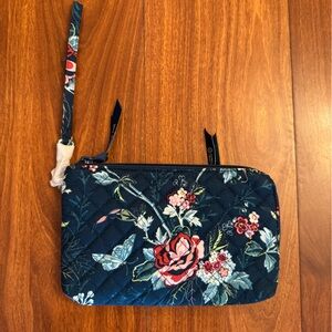 Vera Bradley Romantic Paisley Iconic Pouch Wristlet